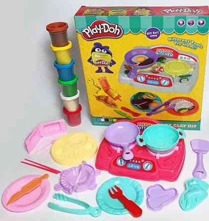 Игровой набор пластилин Play-Doh Кухонная Плита из посудоб 6 баночек. Харьков