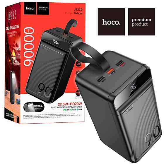 Power Bank HOCO J123D Element 22.5W+PD20W fully compatible 90000mAh (9) Київ