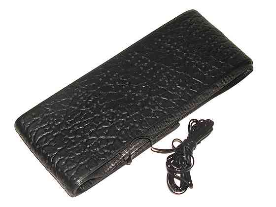 Оплетка на кермо чорна перфорована зі шнурком 999-XXL Вінниця