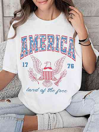 Футболка женская с принтом  46 Белая 2664084968 Днепр