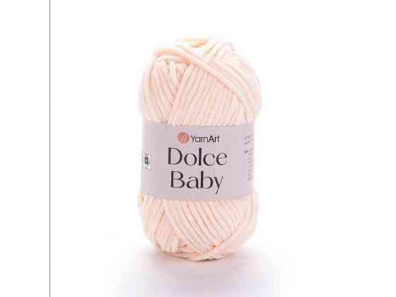 Пряжа Dolce Baby світлий персик 100% мікрополіестр 85м 50г 5шт/уп 779 ТМ YarnArt Київ