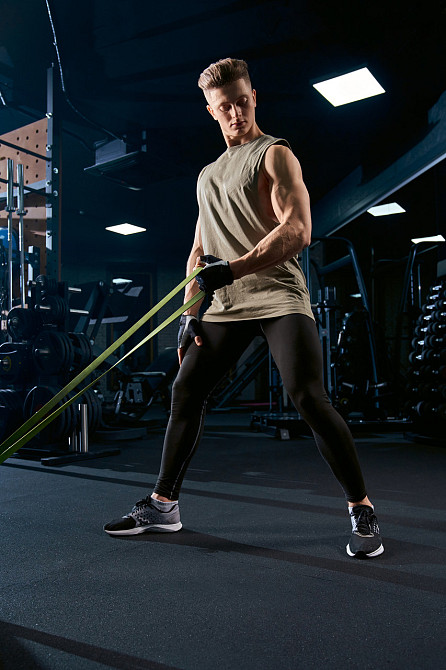 Еспандер-петля (гумка для фітнесу і кроссфіту) PowerPlay 4115 Power Band Зелена (16-32kg) Луцьк - фото 7