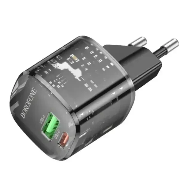 Зарядний пристрій Borofone Sunlight BN17 220В 20Вт QC3.0 швидка зарядка для смартфонів та портативної техніки Одеса - фото 11