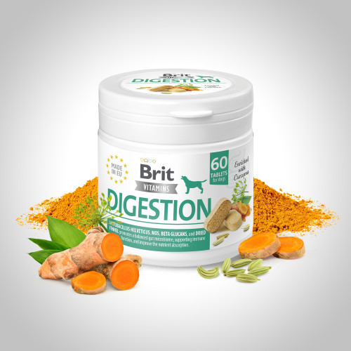 Витамины Brit Vitamins Digestion для пищеварительных трав 60 таблеток Киев - изображение 2
