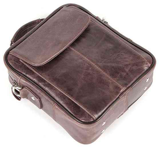 Сумка SHVIGEL 00874 кожаная Коричневая Киев