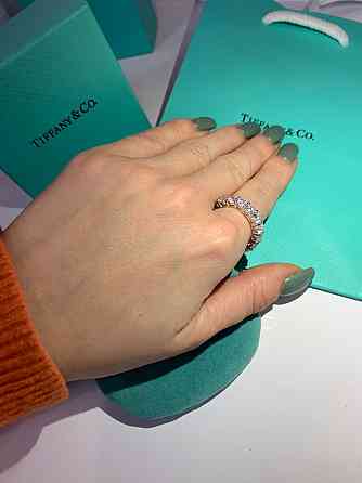 Кольцо дорожка Тиффани Tiffany, серебро 925 пробы / упаковано в мешочек Tiffany Одесса