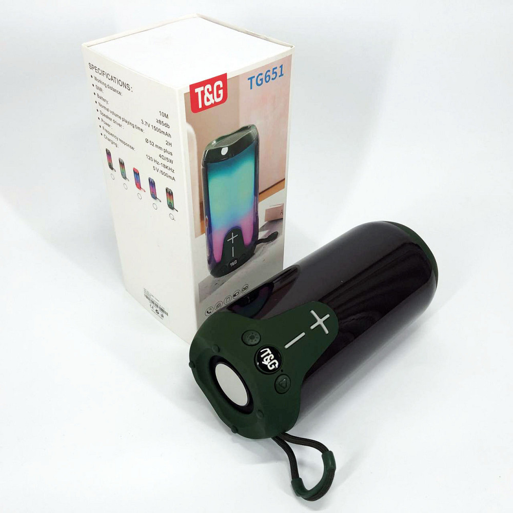 Колонка блютуз оригинал TG651, Громкая качественная блютуз колонка, Музыкальные колонки WD-960 для улицы Киев - изображение 5