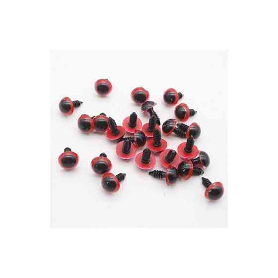 Винтовые глаза для игрушек 12мм, 5 цветов, 100шт Киев