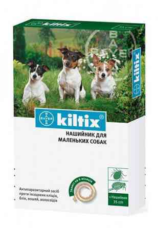 Кілтікс нашийник проти бліх і кліщів для малих порід собак 35 см Київ