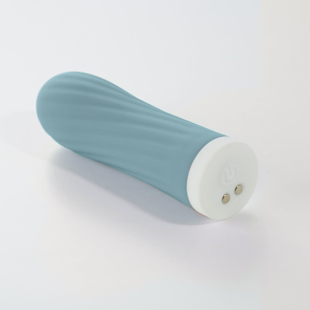 Мини-вибратор для клитора рельефный Sweet Em Velvet Lure, 10 режимов вибрации, голубой Sex Aura Киев - изображение 3