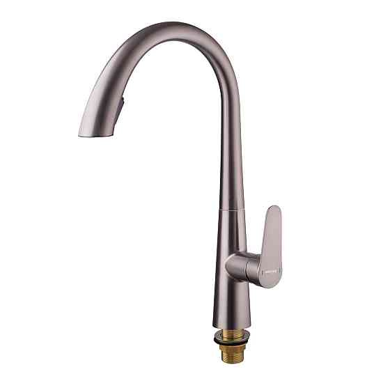 Змішувач для кухні з висувним виливом Mixxus Premium WARTA 014 GRAPHITE   ( MI6957 ) 29022 Харків