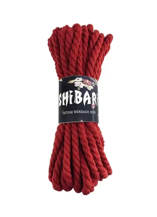 Бавовняна мотузка для шібарі Feral Feelings Shibari Rope, 8 м червона Львів