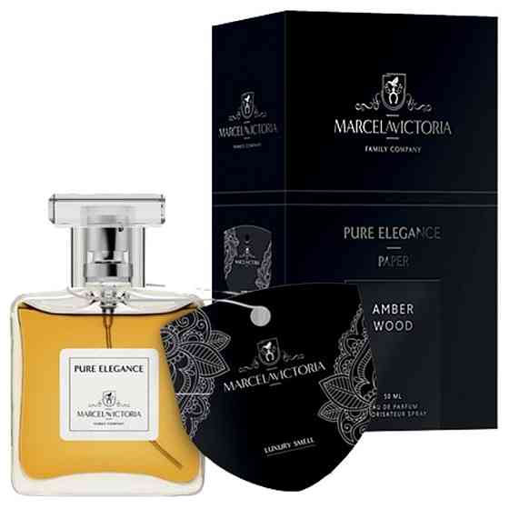 Ароматизатор для авто спрей "Pure Elegance" Amber Wood (Бурштинове дерево) 50мл Tasotti Київ