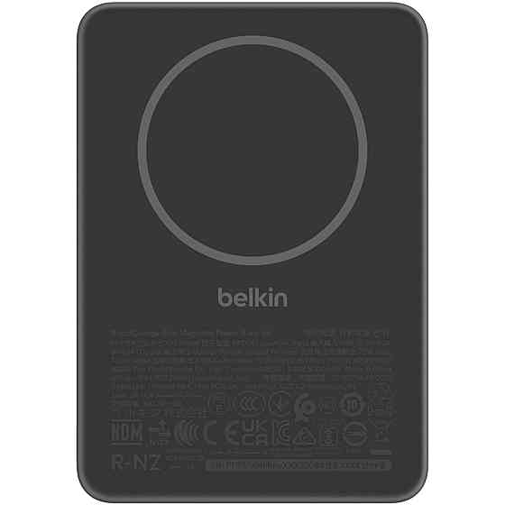 Універсальна мобільна батарея Belkin Power Bank Slim Magnetic 5000 mAh 15 W Black (BPD010HQBK) ( 10343 ) Харків