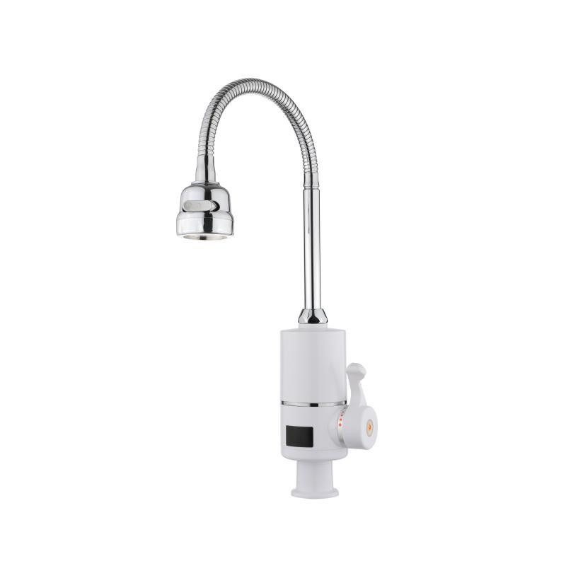 Проточний кран-водонагрівач для кухні на три режими Lidz Warm 062 LDWAR062WCR49099 White/Chrome Київ - фото 3