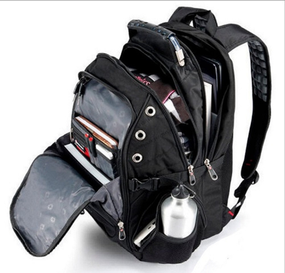 Рюкзак SWR 7650G 30л 44x32x17 чорно-сірий Київ - фото 2