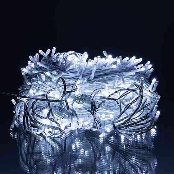 Garlando Гірлянда Різдвяна фея вулична 50 м 500 LED білий провід Білий CF500L50MWW Коломия