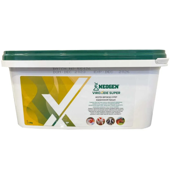 Віроксид супер Неоген  (Viroxide super NEOGEN) порошок дезінфектант 2.5 кг (аналог Екоцид С) Київ