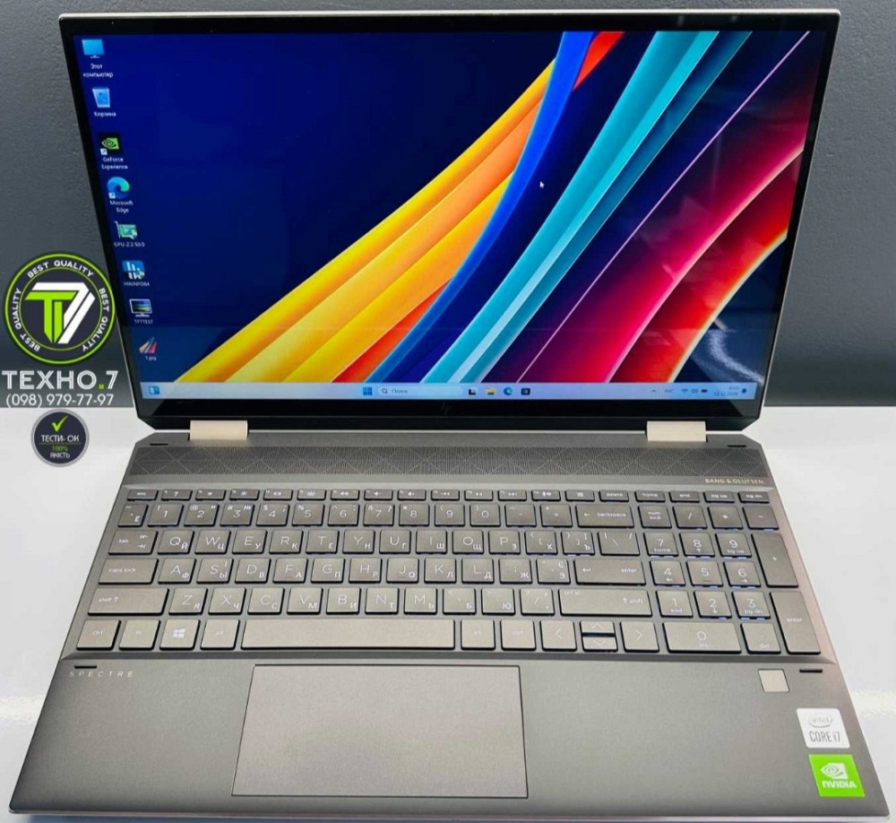 Ноутбук HP Spectre x360/ Сенсорный трансформер 4K /i7-10510U / M2 512Gb. / MX330 2Gb. Киев - изображение 7