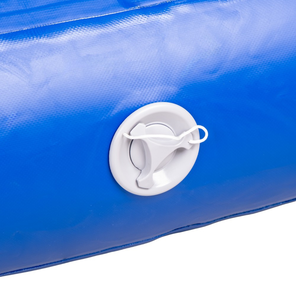 Килимок надувний inSPORTline Air-impact 200x150 см, біло-синій Київ - фото 5