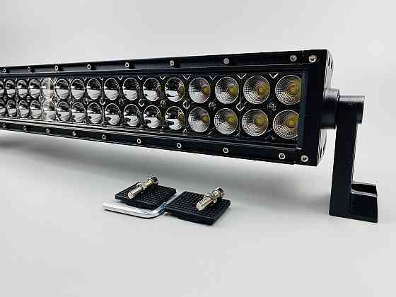 Світлодіодна панель до вантажівки додаткове світло Фара LED BAR прямокутна 120W Мукачево