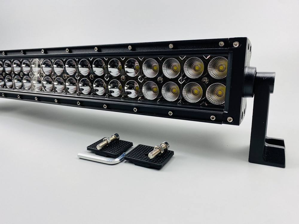 Світлодіодна панель до вантажівки додаткове світло Фара LED BAR прямокутна 120W Мукачево - фото 4