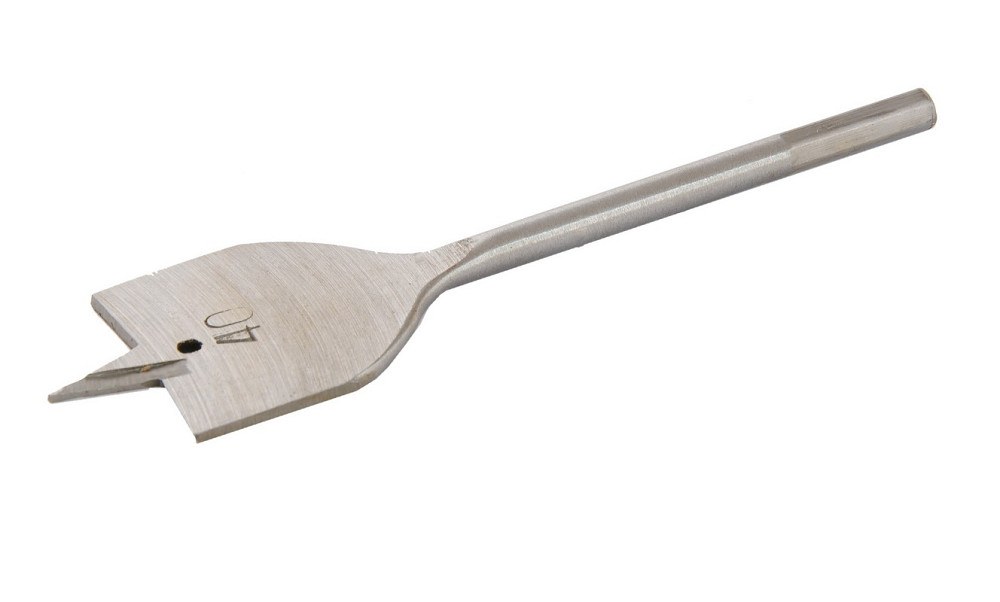 MASTERTOOL Свердло для дерева MASTERTOOL пір'яне 40х152 мм 6-гранний хвостовик 12-0400 Коломия - фото 1