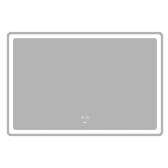 Зеркало Zerix Mirra MR05-120x80 с LED Touch, Anti-fog, диммером, регулятором яркости (ZX6061) Киев