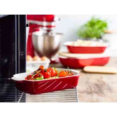 Форма для випікання KitchenAid з кришкою керамогранітна 0,9 л Червона (CC006104-001) Вінниця