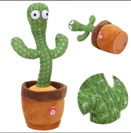 Интерактивный Танцующий кактус поющий Dancing Cactus ART:7450 | Отличный подарок для детей и взрослы Киев - изображение 4