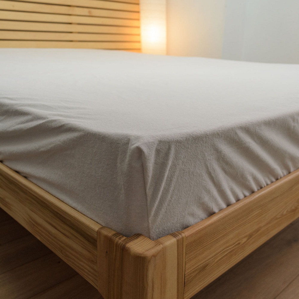 Наматрасник махровый непромокаемый евро Aqua Stop 100% хлопок 200х200х30см (Белый) Сумы - изображение 3