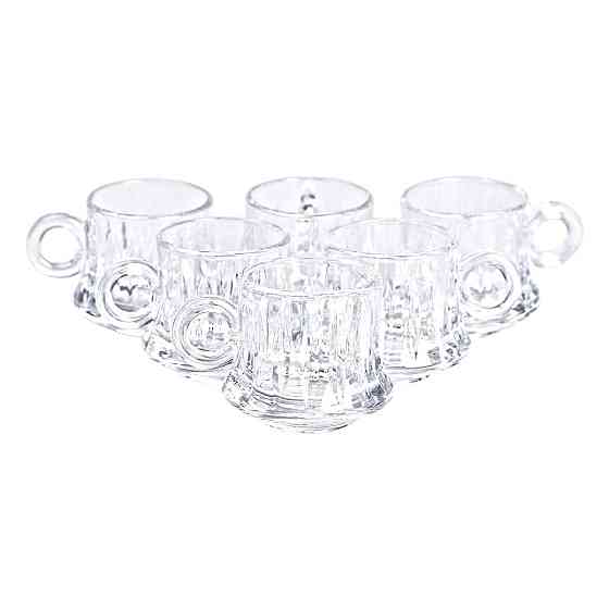 Набор стеклянных чашек 6 шт для чая кофе по 100 мл HP-YH-7 Киев