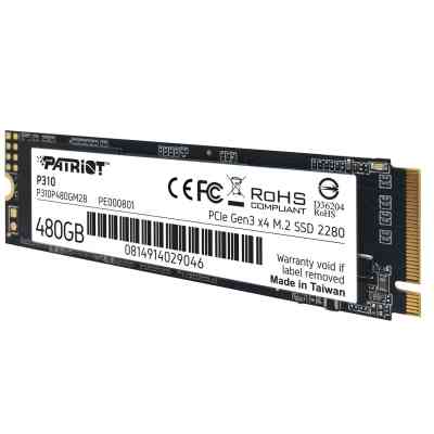 Накопичувач SSD M.2 2280 480GB Patriot (P310P480GM28) Вінниця