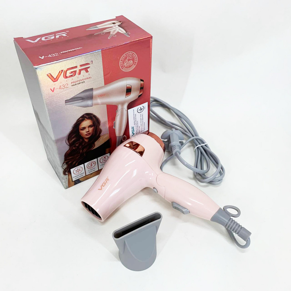 Фен для укладання з холодним обдувом, Професійний фен для об'єму Хороший випрямлення волосся TH-76 Львів - фото 12