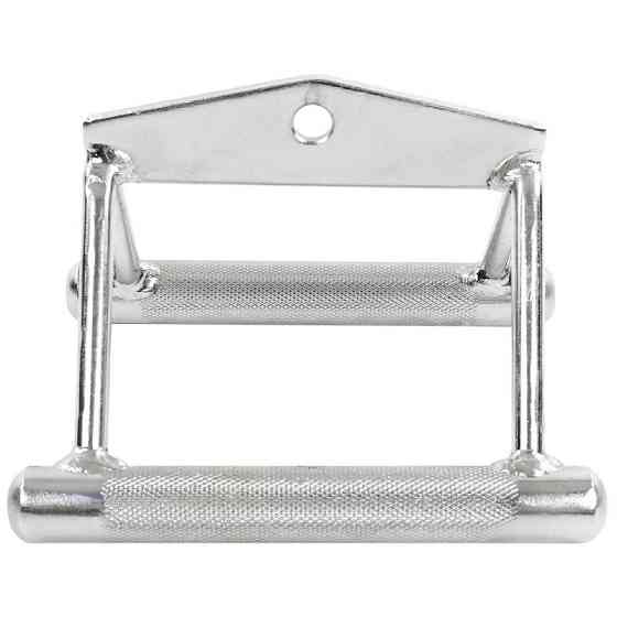 Ручка для нижньої тяги подвійна EasyFit хромована Коломия