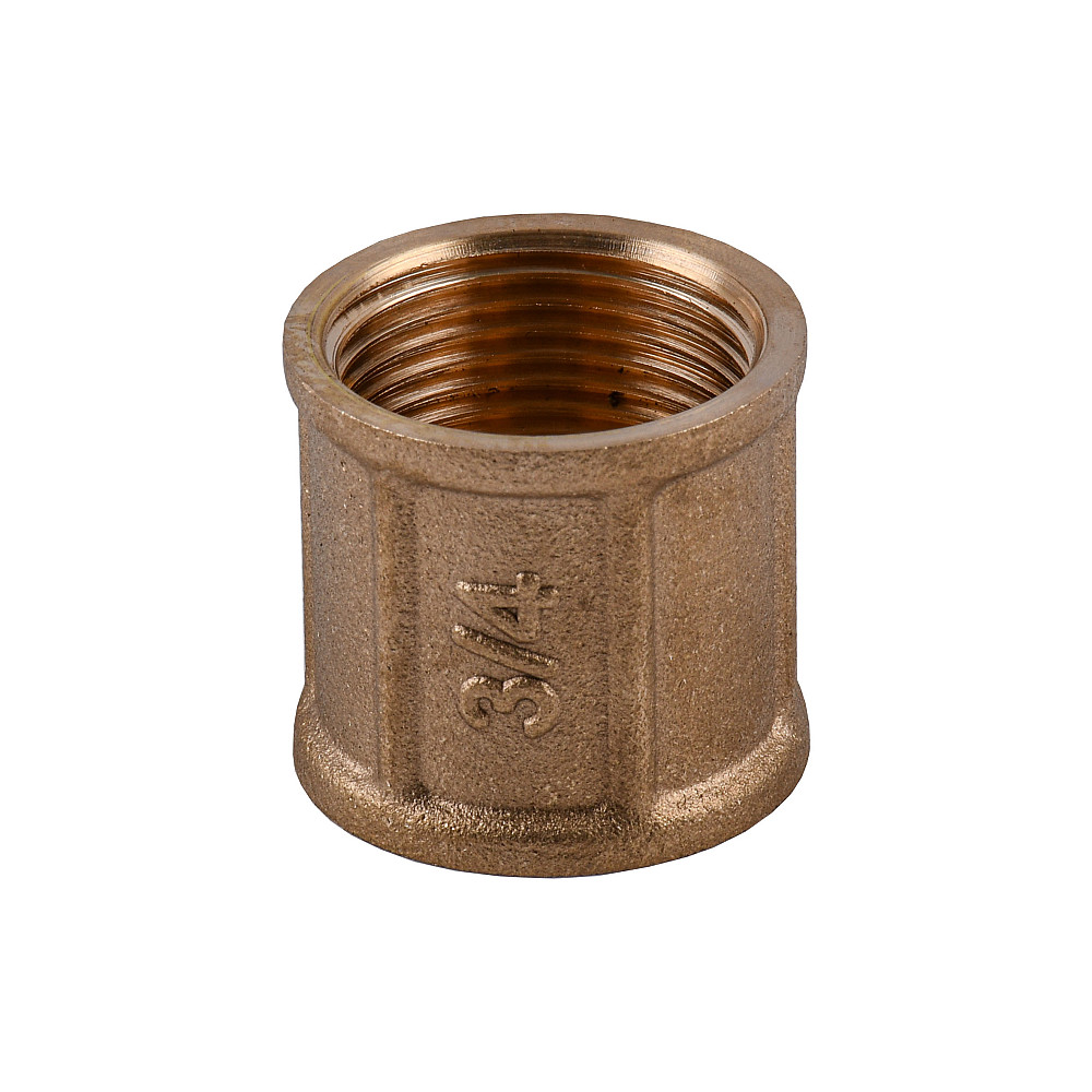 Муфта 3/4″ВВ латунна LM441S OPTIMUM Киев - изображение 2
