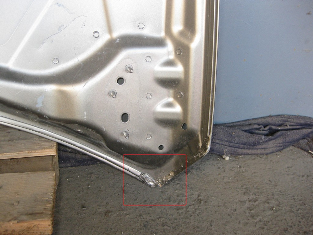 Mercedes-Benz  A2128800357 Алюмінієвий капот E-Class W212 рестайлінг надламаний задній лівий кут Одеса - фото 11