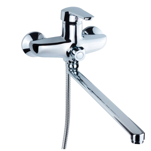 Змішувач HM d40мм для ванної гусак прямий 350мм дивертор вбудований картрідж Aquatica Житомир - фото 1