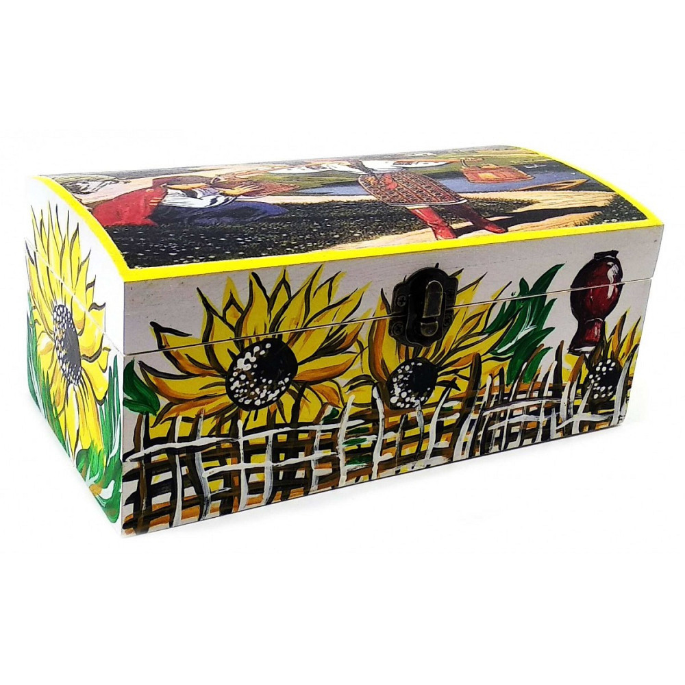 Скринька з дерева Несе Галя воду Київ - фото 2