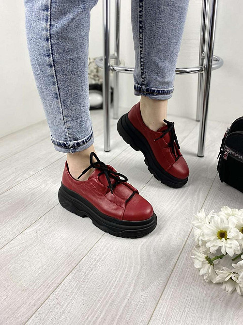 TWO STEPS Туфлі жіночі TWO STEPS 1603 червоні (весна-осінь, шкіра натуральна) (3379) лише 37р. Коломия - фото 3