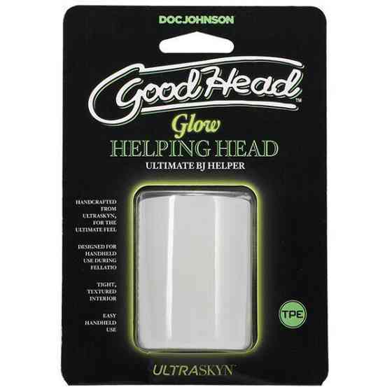 Мастурбатор Doc Johnson GoodHead - Glow Helping Head Sex Aura Киев