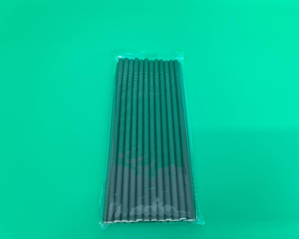 Соломка паперова трубочка Гофра 25шт чорна (1 шт) Харків - фото 3