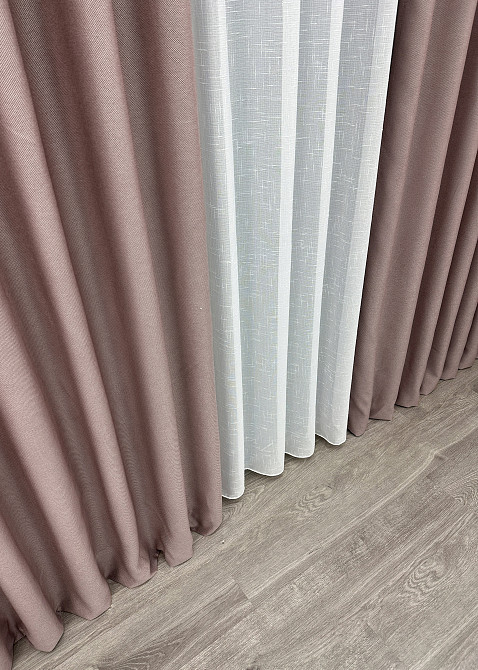 Премиальная ткань рогожка для штор 