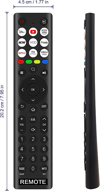 Пульт EN2D38H для телевізорів Hisense серій E78QTUK та E5QTUK/E6QTUK Луцьк - фото 2