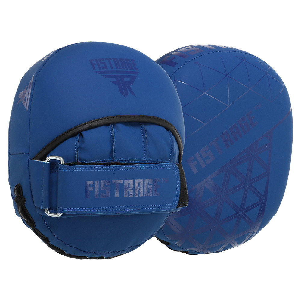 Лапа вигнута для боксу та єдиноборств FISTRAGE VL-4151 розмір 23х19х9 см синій Київ - фото 1