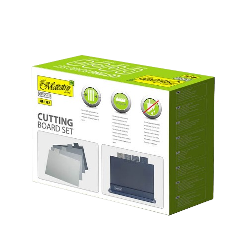 Набір дошок кухонних (4 дошки + підставка) пластик MR-1787 Maestro Житомир