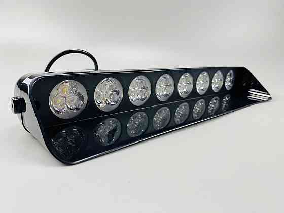 Маячок проблисковий S10 стробоскоп автомобільний 9-80V 24 led діодів помаранчевий спалах, стробоскоп під скло Мукачево