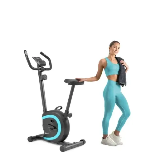 Велотренажер магнитный Hop-Sport 015H Vox черно-бирюзовый Киев