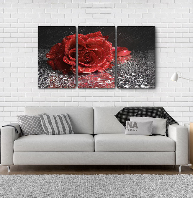 Модульна картина Квіти Троянда Аrt-85_3А Київ - фото 2