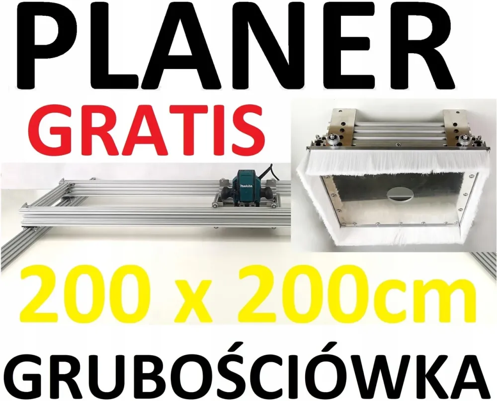 Matik Planer Do Drewna Prowadnica Frezarki 200x200x12 V2 1764884096 Київ - фото 1